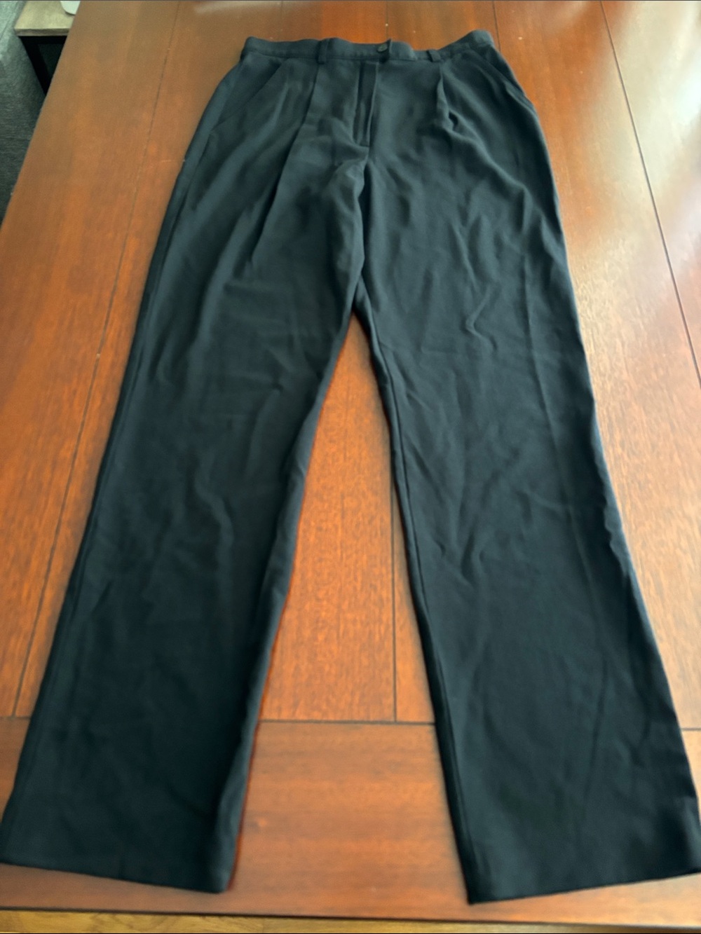 Escada Women's Classic Black Dress Pants - Timeless Straight Fit Size 38